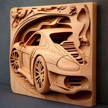 3D model Porsche 911 GT1 (STL)